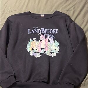The Land Before Time Black Sweatshirt